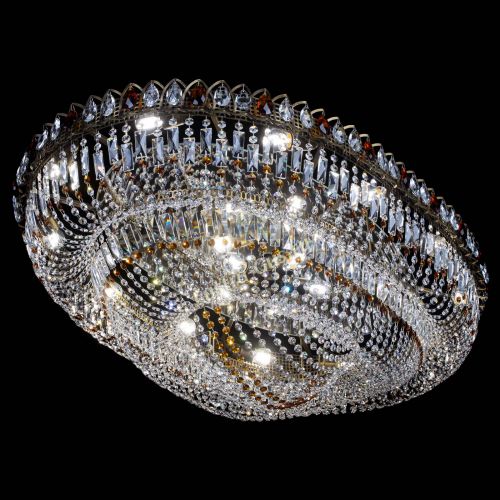 Люстра Кольцо Овал №17 под бронзу чайная в Ижевске Гусь Хрустальный