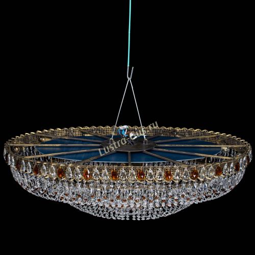 Люстра Кольцо Овал №17 под бронзу чайная в Ижевске Гусь Хрустальный