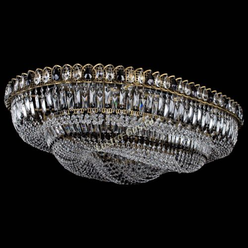 Люстра Кольцо Овал №17 под бронзу черная в Ижевске Гусь Хрустальный