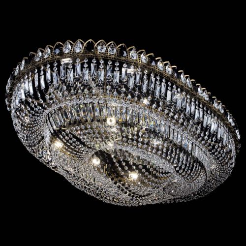 Люстра Кольцо Овал №17 под бронзу черная в Ижевске Гусь Хрустальный