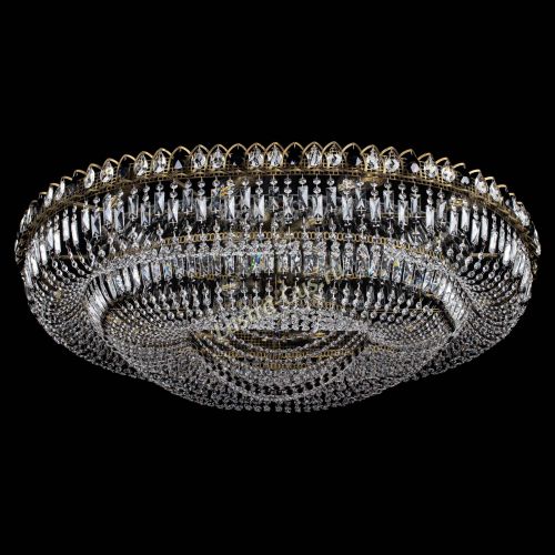 Люстра Кольцо Овал №17 под бронзу черная в Ижевске Гусь Хрустальный