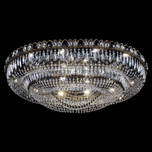 Люстра Кольцо Овал №17 под бронзу черная в Ижевске Гусь Хрустальный