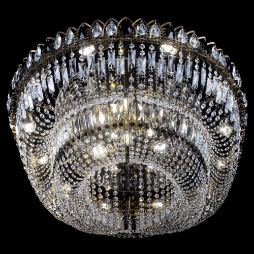 Люстра Кольцо Овал №17 под бронзу черная в Ижевске Гусь Хрустальный