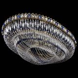 Люстра Кольцо Овал №17 под бронзу синяя в Ижевске