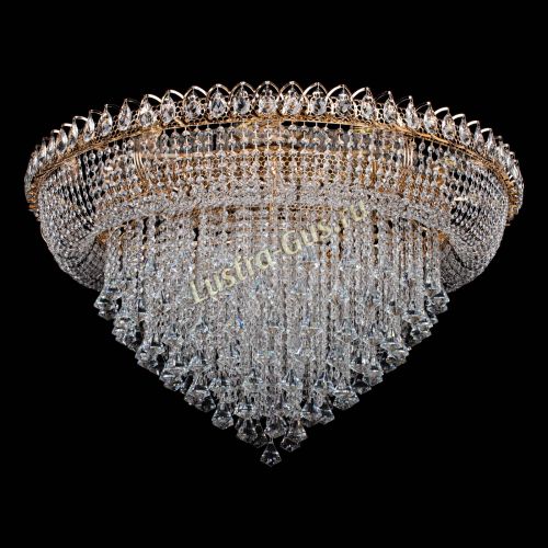 Люстра Кольцо Пирамида Конус 1000 мм в Ижевске Гусь Хрустальный