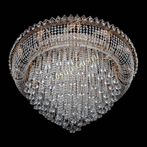 Люстра Кольцо Пирамида Конус 1000 мм в Ижевске Гусь Хрустальный