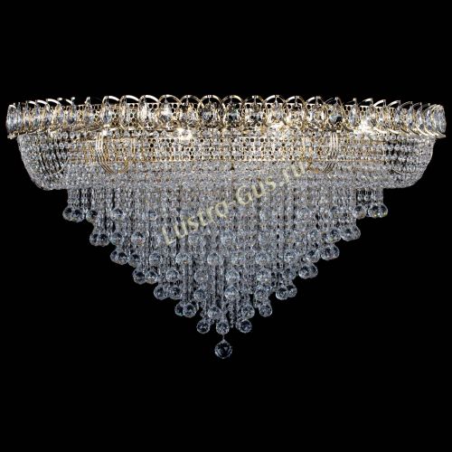 Люстра Кольцо Пирамида Шар 30 большая в Ижевске Гусь Хрустальный