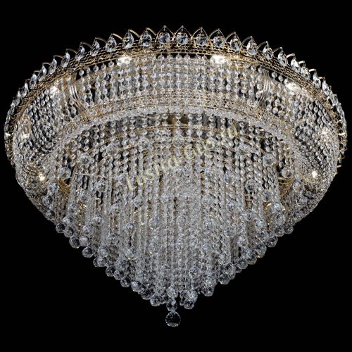 Люстра Кольцо Пирамида Шар 30 большая в Ижевске Гусь Хрустальный