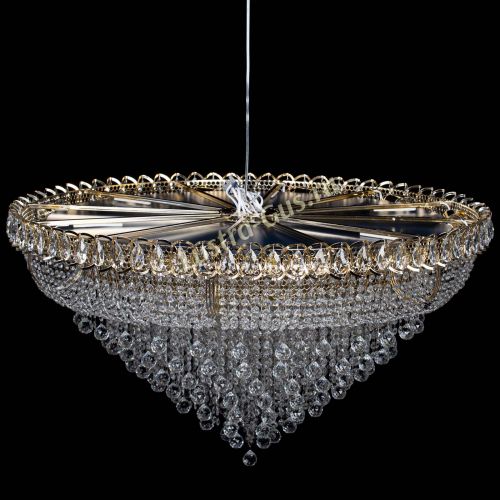 Люстра Кольцо Пирамида Шар 30 большая в Ижевске Гусь Хрустальный