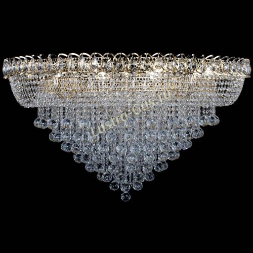 Люстра Кольцо Пирамида Шар 40 большая в Ижевске Гусь Хрустальный