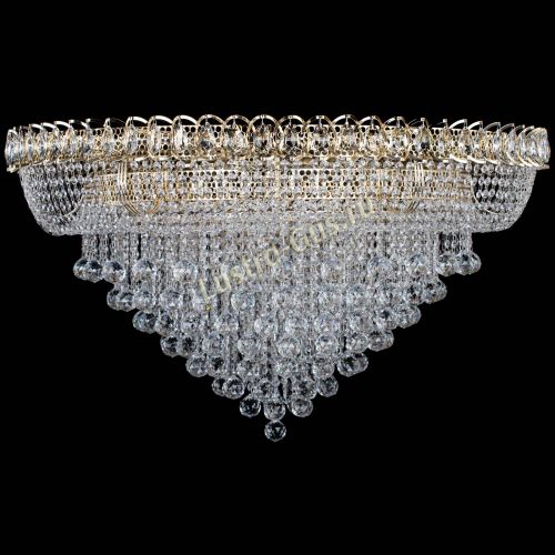 Люстра Кольцо Пирамида Шар 40 большая в Ижевске Гусь Хрустальный