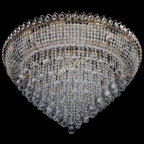 Люстра Кольцо Пирамида Шар 40 большая в Ижевске Гусь Хрустальный