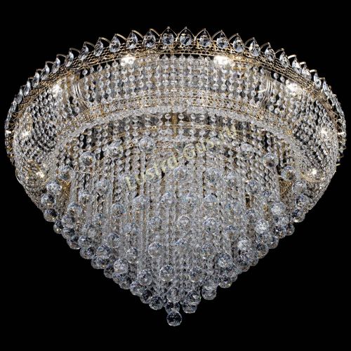 Люстра Кольцо Пирамида Шар 40 большая в Ижевске Гусь Хрустальный