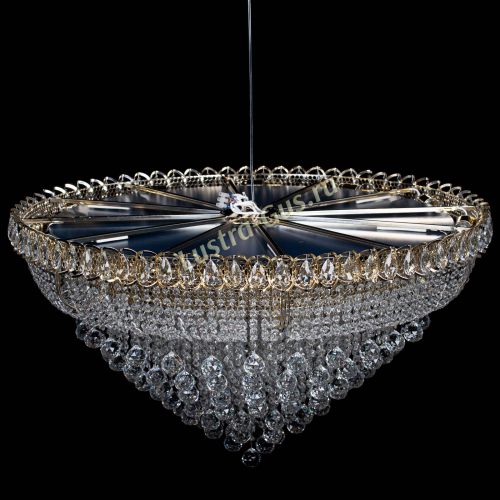 Люстра Кольцо Пирамида Шар 40 большая в Ижевске Гусь Хрустальный