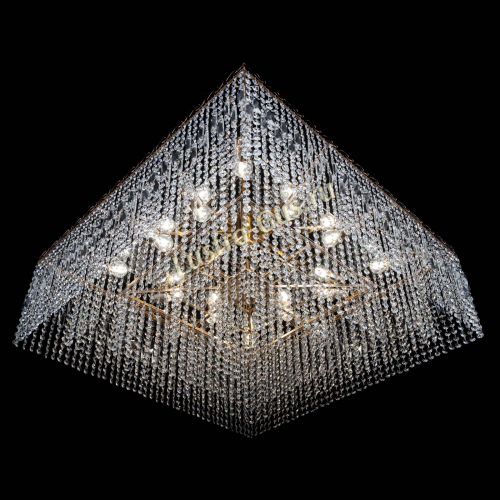 Люстра Квадрат 800 мм в Ижевске Гусь Хрустальный