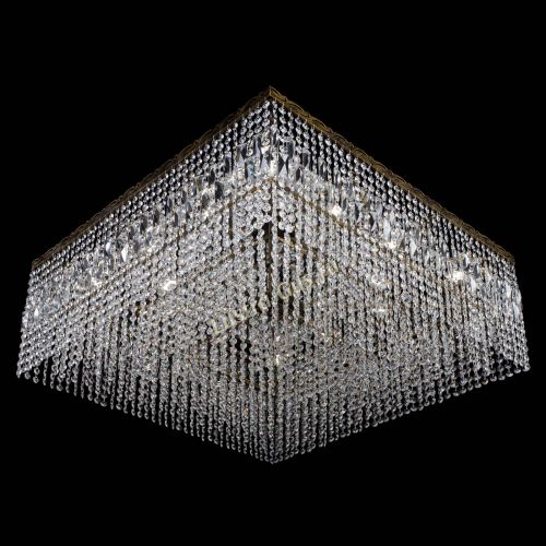 Люстра Квадрат 800 мм под бронзу в Ижевске Гусь Хрустальный