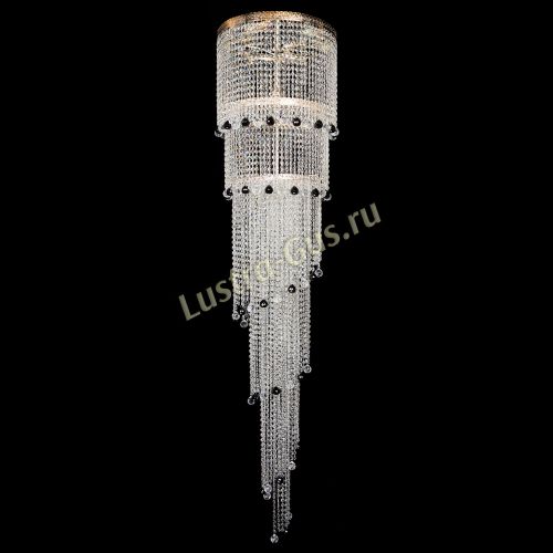 Люстра Милан каскад шар черный в Ижевске Люстра Милан каскад шар черный в Ижевске