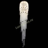 Люстра Милан каскад шар черный в Ижевске Люстра Милан каскад шар черный в Ижевске