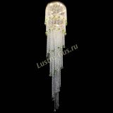 Люстра Милан каскад шар зеленый в Ижевске