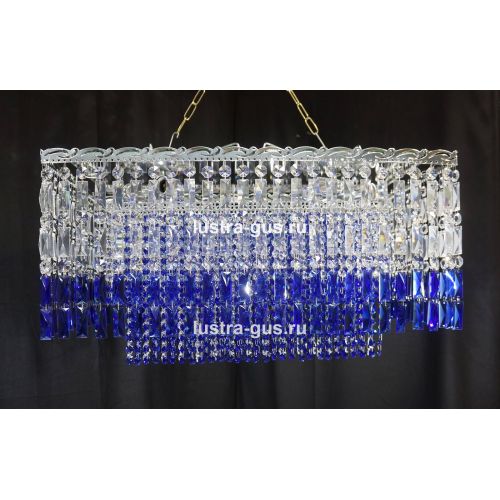 Люстра Капель Прямоугольная Пластинка в Ижевске Гусь Хрустальный