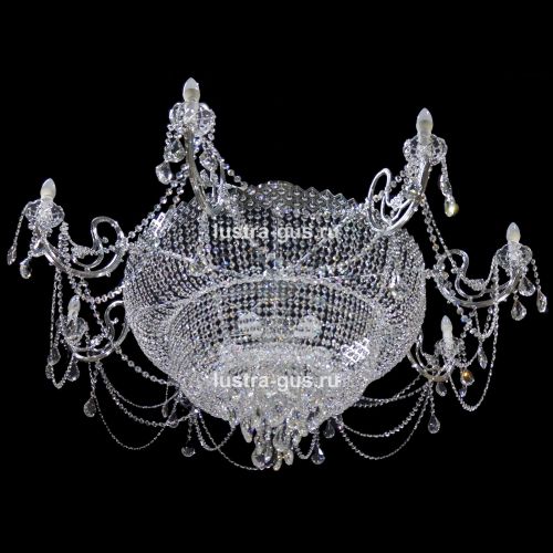 Люстра Сластёна со свечами в Ижевске Гусь Хрустальный