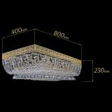 Люстра Прямоугольник Италия №8 в Ижевске