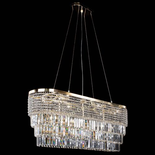 Люстра Прямоугольник Сигма №14 пластинка в Ижевске Гусь Хрустальный