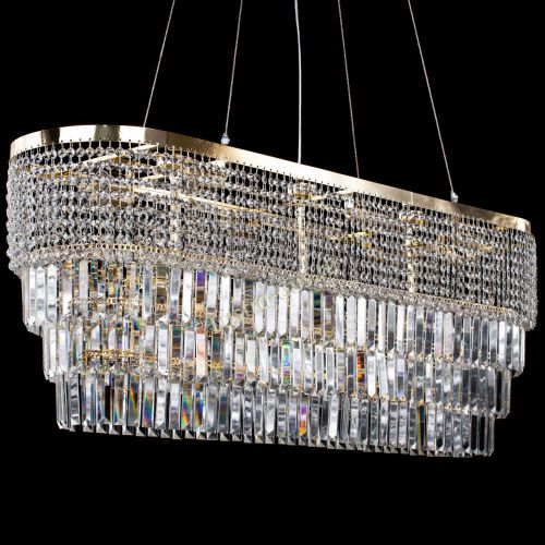 Люстра Прямоугольник Сигма №14 пластинка в Ижевске Гусь Хрустальный