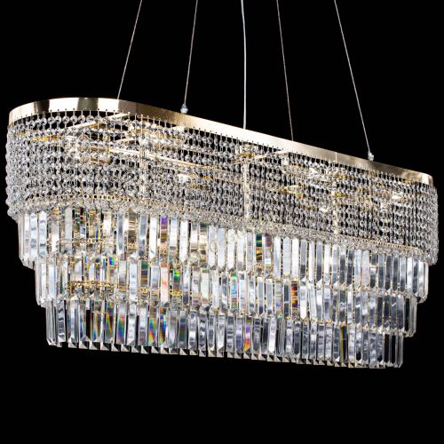 Люстра Прямоугольник Сигма №14 пластинка в Ижевске Гусь Хрустальный