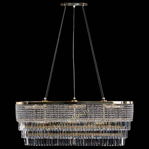 Люстра Прямоугольник Сигма №14 пластинка в Ижевске Гусь Хрустальный