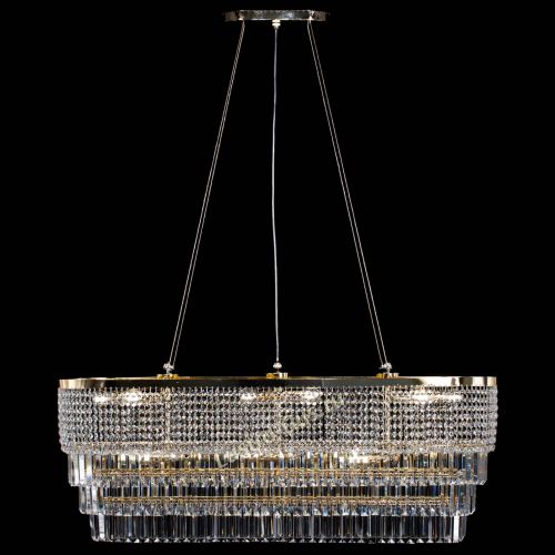 Люстра Прямоугольник Сигма №14 пластинка в Ижевске Гусь Хрустальный