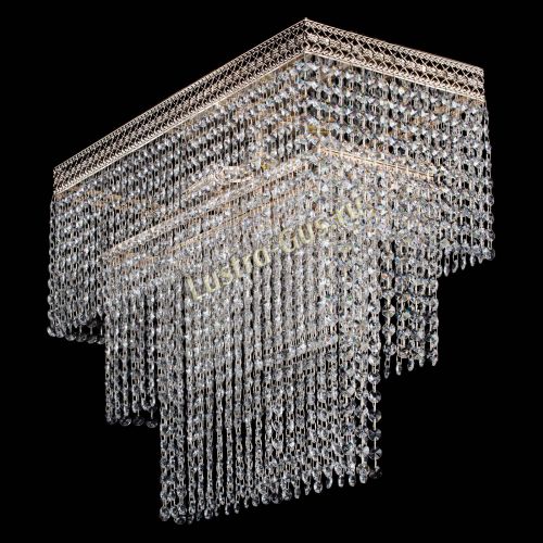 Люстра Прямоугольник Венеция №3 в Ижевске Гусь Хрустальный