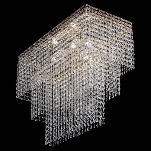 Люстра Прямоугольник Венеция №3 в Ижевске Гусь Хрустальный