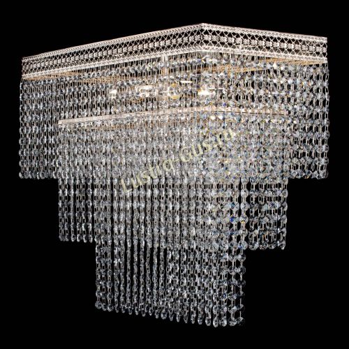 Люстра Прямоугольник Венеция №3 в Ижевске Гусь Хрустальный