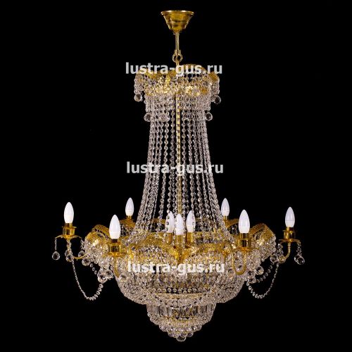 Люстра Султан золото № 18 в Ижевске Гусь Хрустальный