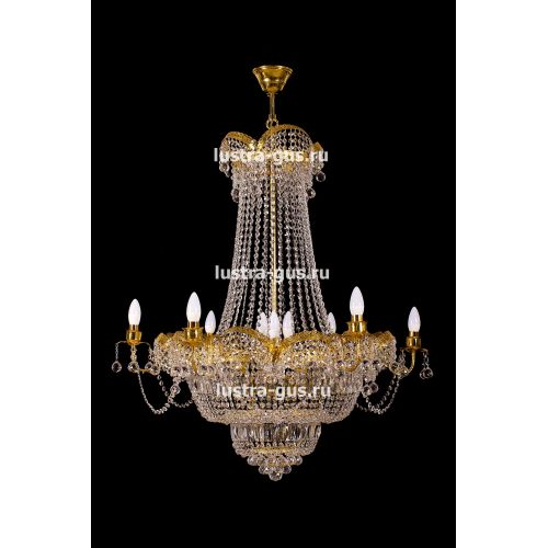 Люстра Султан золото № 18 в Ижевске Гусь Хрустальный