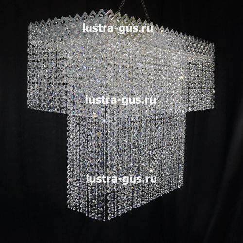 Люстра Сластёна Прямоугольная в Ижевске Гусь Хрустальный