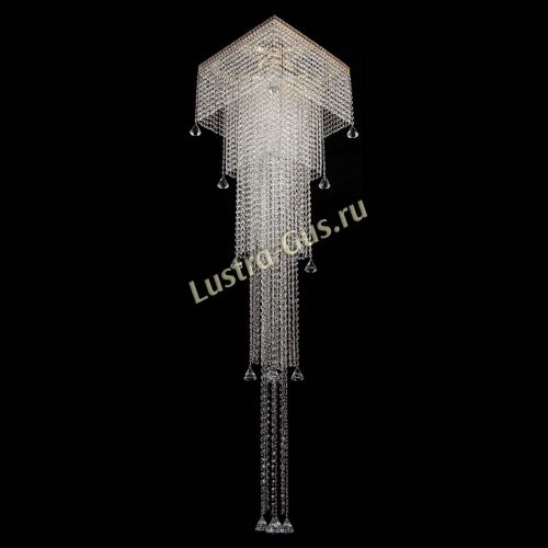 Люстра Венеция Квадрат пирамида с конусами в Ижевске Гусь Хрустальный