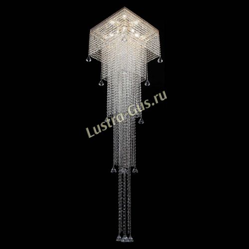 Люстра Венеция Квадрат пирамида с конусами в Ижевске Гусь Хрустальный