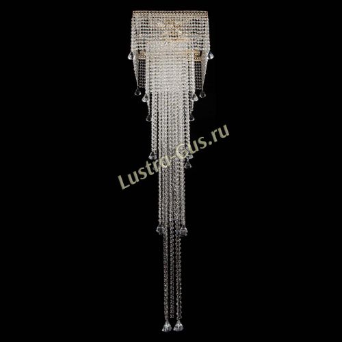 Люстра Венеция Квадрат пирамида с конусами в Ижевске Гусь Хрустальный