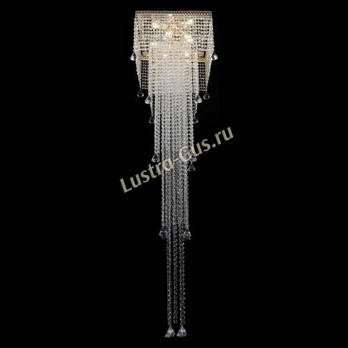 Люстра Венеция Квадрат пирамида с конусами в Ижевске Гусь Хрустальный