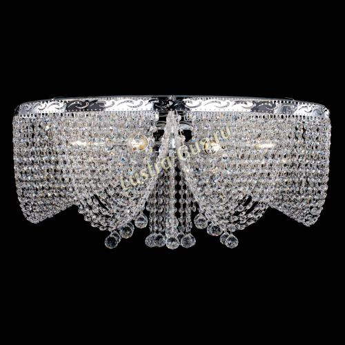 Люстра Виктория шар большая в Ижевске Гусь Хрустальный