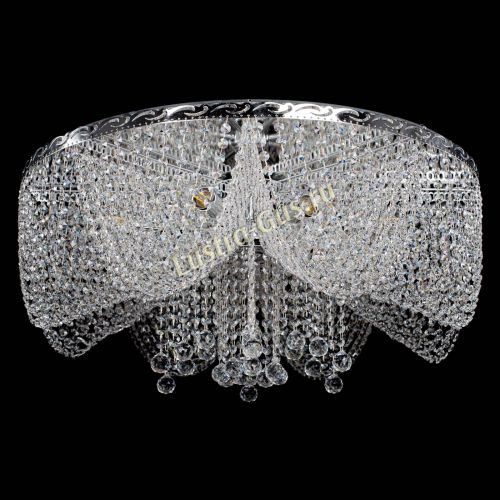 Люстра Виктория шар большая в Ижевске Гусь Хрустальный