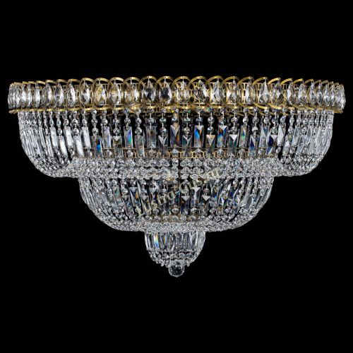 Люстра Водопад Обтикон №15 под бронзу в Ижевске Гусь Хрустальный