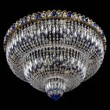 Люстра Водопад Обтикон №15 под бронзу синяя в Ижевске