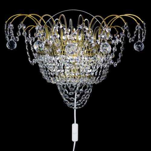 Бра Агата №3 под бронзу с зеркалом в Ижевске Гусь Хрустальный