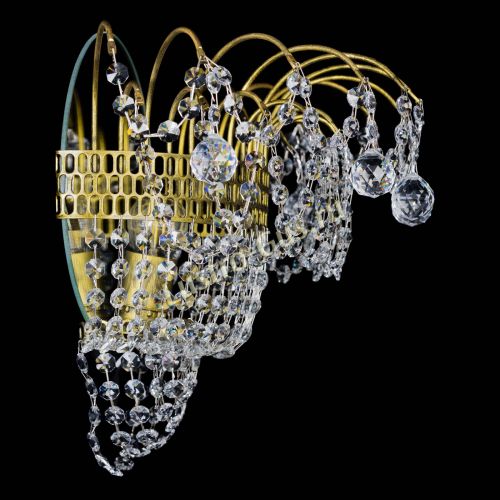 Бра Агата №3 под бронзу с зеркалом в Ижевске Гусь Хрустальный