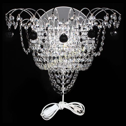 Бра Агата №3 черная в Ижевске Гусь Хрустальный