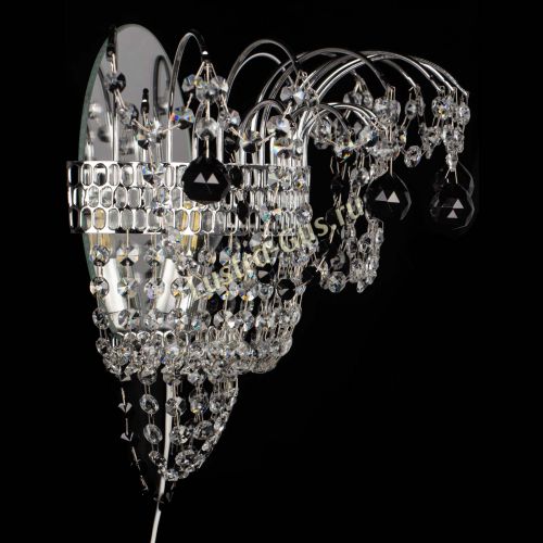 Бра Агата №3 черная в Ижевске Гусь Хрустальный