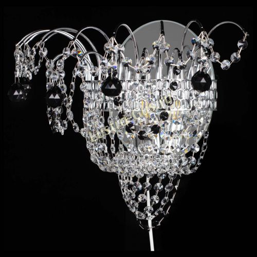 Бра Агата №3 черная в Ижевске Гусь Хрустальный